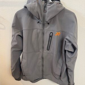First Lite Performance Jacket Gray Orange